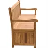 Lestix International Gartenbank Teak Massivholz B 180 H 92 Produktbild-Vorschau 4