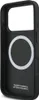 The back of a black iPhone case with a white circular magnetic ring and text at the bottom. Anteprima dell’immagine prodotto