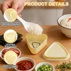 2dílná trojúhelníková forma na onigiri, sada na výrobu Náhled obrázku produktu 2