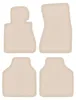DURBAN Beige Velours-Fußmatten-Set für BMW 7 E66 Limousine Produktbild-Vorschau 1
