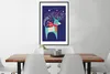 MuchoWow® MuchoWow® Gerahmtes Poster Rentier - Weihnachten Produktbild-Vorschau 3
