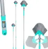 A product image showcasing a telescopic duster with multiple views and a close-up of the brush head. Podgląd zdjęcia produktu