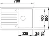 Spüle Blanco LEGRA 45 S 780 x 500 mm anthrazit 522201 Produktbild-Vorschau 7