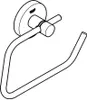 A line drawing of a towel ring mounted on a wall. Voir les images du produit