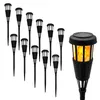 1.01 LED Solar Gartenfackel in Rattan Optik - 12 Stück - Produktbild-Vorschau 1