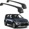 TURTLE DACHTRÄGER AIR-2 , Schwarz KIA SOUL SK3 2020 - 2024 Produktbild-Vorschau 1