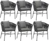 Stuhlset Valeiras Geflecht im Rope-Design 60 x 61 x 77 cm Produktbild-Vorschau 1