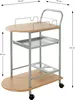 HAKU Servierwagen Küchenwagen alu, buche - MDF, Metall, Produktbild-Vorschau 2