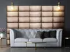 MG Design nástenný panel 30 x 60 cm čalúnený béžový - Náhľad obrázku produktu 6