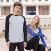 Skinnifit Herren Raglan Baseball T-Shirt, langärmlig RW4742 Produktbild-Vorschau 3