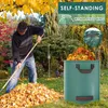 Gartensack 3X 272L Gartenabfallsack mit Griffen,Laubsack Produktbild-Vorschau 2