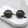 1–9 Gänge verstellbare Tönung Sonnenbrille Retro runde Produktbild-Vorschau 8