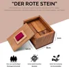 Červený kameň - logická hra a 3D drevené puzzle v drevenej Náhľad obrázku produktu 2