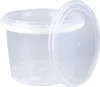 Kunststoffeimer mit Deckel 1,5L | PP | rund | Transparent Produktbild-Vorschau 4