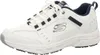 A white and navy Skechers athletic shoe is shown from the side against a white background. Anteprima dell’immagine prodotto