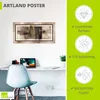 ARTland Poster Quadrate - abstrakt 1 Größe: 150x75 cm Produktbild-Vorschau 3