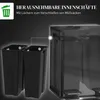 HOMCOM Odpadkový koš 2 x 20 l, systém třídění odpadu, Náhled obrázku produktu 7