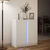 vidaXL LED-Sideboard Weiß 77x34x85 cm Holzwerkstoff Produktbild-Vorschau 5