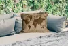 MuchoWow® Outdoor Kissen - Weltkarte - Vintage - Schwarz - Produktbild-Vorschau 2