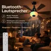 E27 Deckenventilator mit Beleuchtung Fernbedienung, Leise Produktbild-Vorschau 6