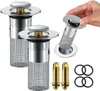 2er-Set Pop-Up Abflussstopfen 33-55 mm mit Haarsieb, Produktbild-Vorschau 1