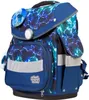 A school backpack with a lightning bolt pattern. Podgląd zdjęcia produktu