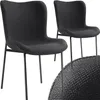 tectake® Polsterstuhl Tessa ergonomische Form mit hoher Produktbild-Vorschau 9