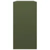 vidaXL Brennholzregal Grün 100x40x80 cm Stahl Produktbild-Vorschau 5