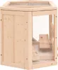 vidaXL Hamsterkäfig 80x40x43 cm Massivholz Tanne Produktbild-Vorschau 4