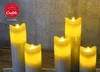 Candela Lights LED Kerzen 5er Set Stumpenkerze Grau Produktbild-Vorschau 6