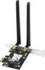 A close-up studio shot of a computer network adapter with two antennas. Náhľad obrázku produktu