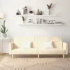 vidaXL Schlafsofa 2-Sitzer Creme Stoff Produktbild-Vorschau 2