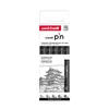 Uni-ball Fineliner Set - 5 Stück schwarz - technische Produktbild-Vorschau 1