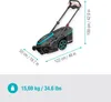 Gardena PowerMax, Schieberasenmäher, 600 m², 46 cm, 2,5 cm, Produktbild-Vorschau 7