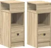 Two identical wooden nightstands are shown side-by-side against a white background. Anteprima dell’immagine prodotto