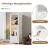 Merax Hochglanz Vitrine mit LED-Beleuchtung, Produktbild-Vorschau 5