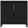 vidaXL Badezimmerschrank Schwarz 60x33x61 cm Holzwerkstoff Produktbild-Vorschau 7