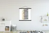 MuchoWow® Textilposter Linie - Gold - Gestaltung 120x120 cm Produktbild-Vorschau 2