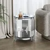 okwish Kleiner Couchtisch Beistelltisch mit Stauraum und Produktbild-Vorschau 3