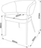HowHomely Stuhl Elara - Eleganz und Komfort, Cappuccino Produktbild-Vorschau 7