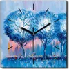 Coloray Uhr auf Leinwand 30x30 cm Wand Uhr Dekoration Produktbild-Vorschau 1