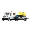 Wohnmobil Modellauto mit Anhänger und Schneemobil Produktbild-Vorschau 2