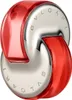 A close-up studio shot of a Bvlgari Omnia Coral perfume bottle. Voir les images du produit