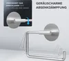 Zeltklevende roestvrijstalen Toiletrolhalter, Mat, ohne Produktbild-Vorschau 3