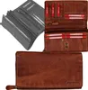 Stylische Vintage Reißverschluss-Geldbörse für Damen – Old Produktbild-Vorschau 1