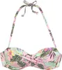 s.Oliver Bügel-Bandeau-Bikini-Top Azalea rose-bedruckt Produktbild-Vorschau 1