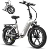 ECORUSH, vélo électrique pliable, équipé de pneus larges de Voir les images du produit 1