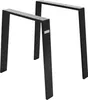 ML-Design sada 2 stolových podnoží Loft, 75x72 cm, černá, Náhled obrázku produktu 1