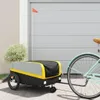 vidaXL Przyczepka rowerowa czarno-żółta 45 kg żelazko Podgląd zdjęcia produktu 2