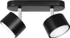 Lampa punktowa LED Heckermann 8795314A Czarna 2x głowica Podgląd zdjęcia produktu 5